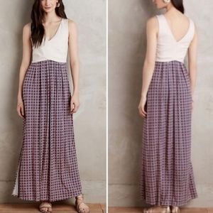 Anthropologie Maeve Elysian maxi dress L